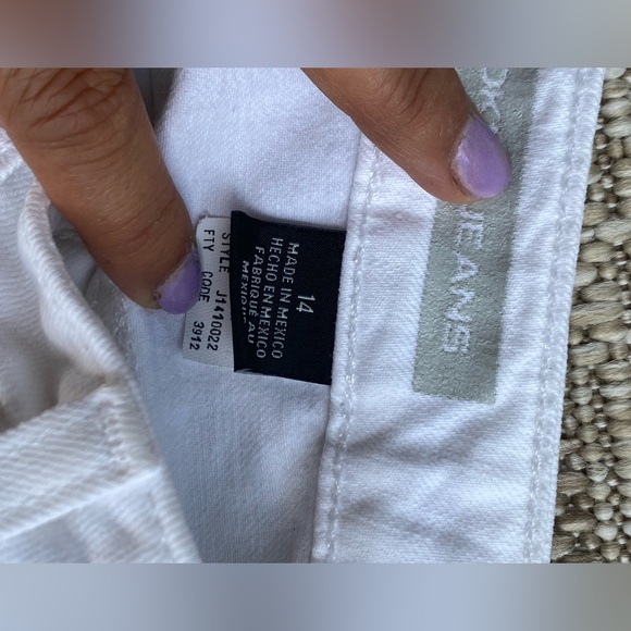 DKNY mercer skinny white jeans in size 14 - Picture 5 of 6